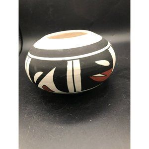 Acoma Pueblo Handmade Pottery Bowl - 6 Inches